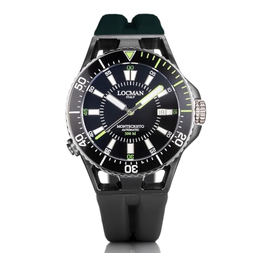 Locman Montecristo 0547K01A-BKBKGRSK0 Herrenuhr Chronograph von Locman