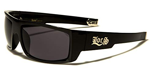 Locs 8LOC91025 Sonnenbrille Hypster Urban Poker Rapper, Mode für Damen und Herren von Locs