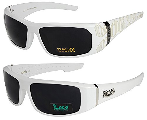 Locs Locs 2er-Pack Sonnenbrille, Motorradbrille, Sportbrille, Fahrradbrille, in Weiß und Schwarz. - Weiß - Einheitsgröße Locs Locs 2er-Pack Sonnenbrille, Motorradbrille, Sportbrille, Fahrradbrille, in Weiß und Schwarz. - Weiß - Einheitsgröße von Locs