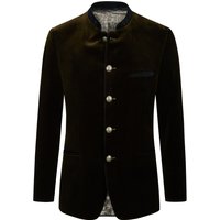 Lodenfrey Janker aus Samt mit Kontrastpaspeln von Lodenfrey