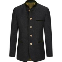 Lodenfrey Traditioneller Janker in Woll-Haptik mit Samtbesatz und Hornknöpfen in 52 von Lodenfrey