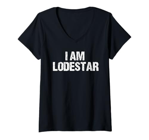 Damen Ich Bin Lodestar T-Shirt mit V-Ausschnitt Damen Ich Bin Lodestar T-Shirt mit V-Ausschnitt von Lodestar Shirt
