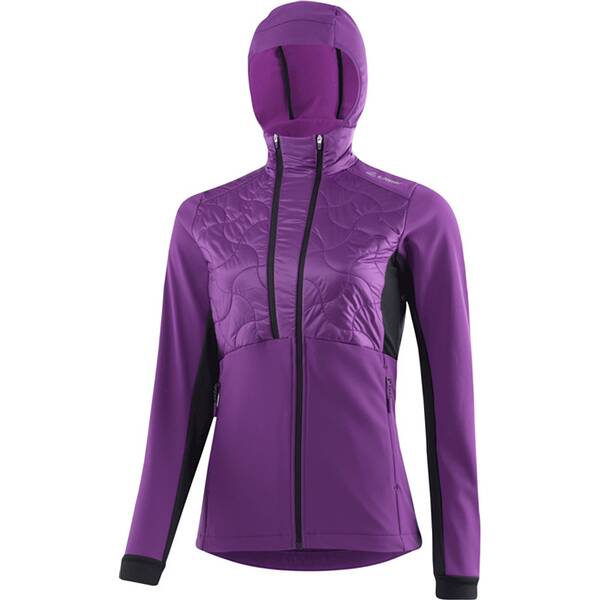 LÖFFLER Damen Funktionsjacke W HOODED HYBRIDJACKET GRACE PL von Löffler