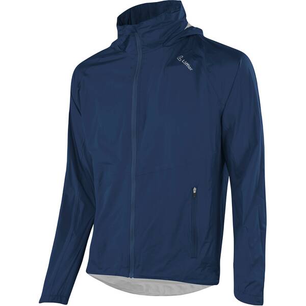 LÖFFLER Herren Regenjacke M JACKET WITH HOOD WPM POCKET von Löffler