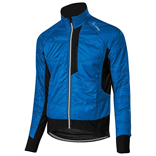 LÖFFLER M Bike Iso-Jacket Primaloft Mix Blau, Herren Primaloft Ponchos und Capes, Größe 50 - Farbe Orbit von Löffler