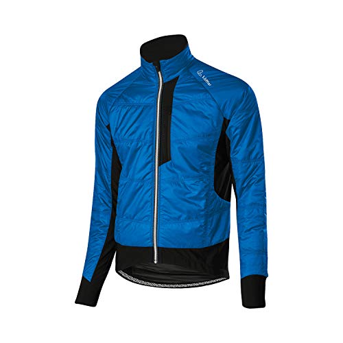 LÖFFLER M Bike Iso-Jacket Primaloft Mix Blau, Herren Primaloft Ponchos und Capes, Größe 50 - Farbe Orbit von Löffler