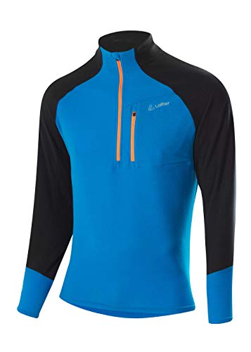 LÖFFLER Pulli Anton Stretchfleece Lt Herren - 23043 - Fleecepullover von Löffler