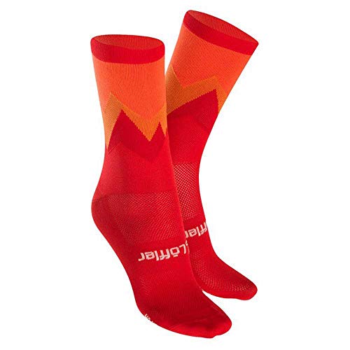 LÖFFLER Style Socken red Schuhgröße EU 40-42 2021 Fahrradsocken von Loeffler