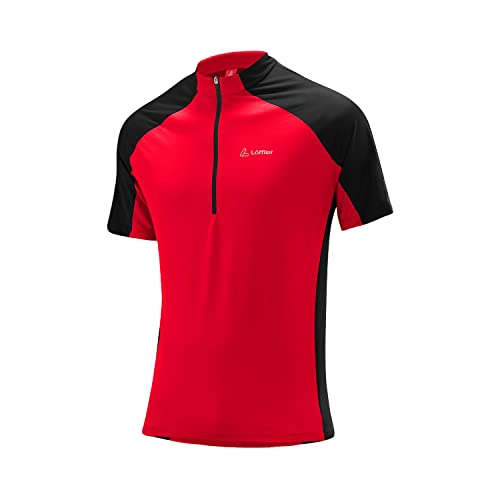 Löffler Alpha 3.0 Half-Zip Fahrradshirt Herren rot von Löffler