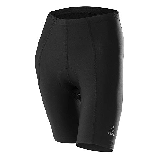 Löffler Basic Kurze Rad Tights Damen schwarz von Löffler
