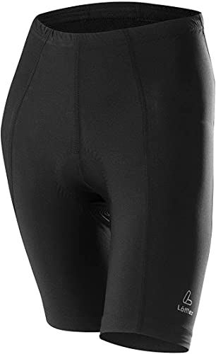 Löffler Basic Kurze Rad Tights Damen schwarz von Löffler