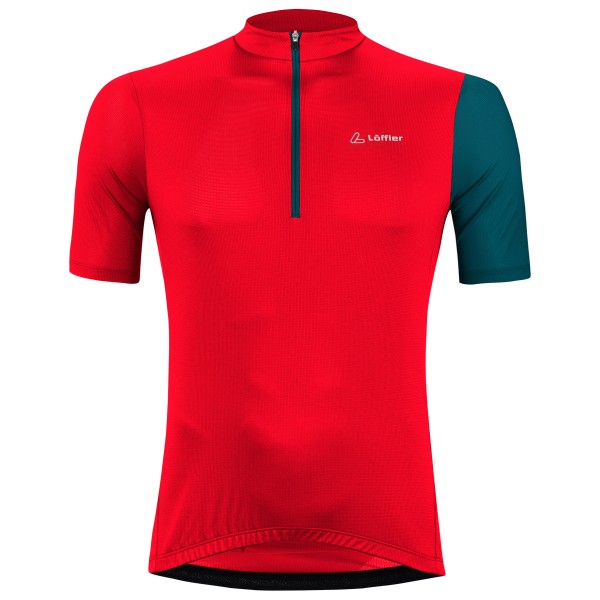 Löffler - Bike Jersey Half-Zip Pureblo Mid - Radtrikot Gr 60 rot von Löffler