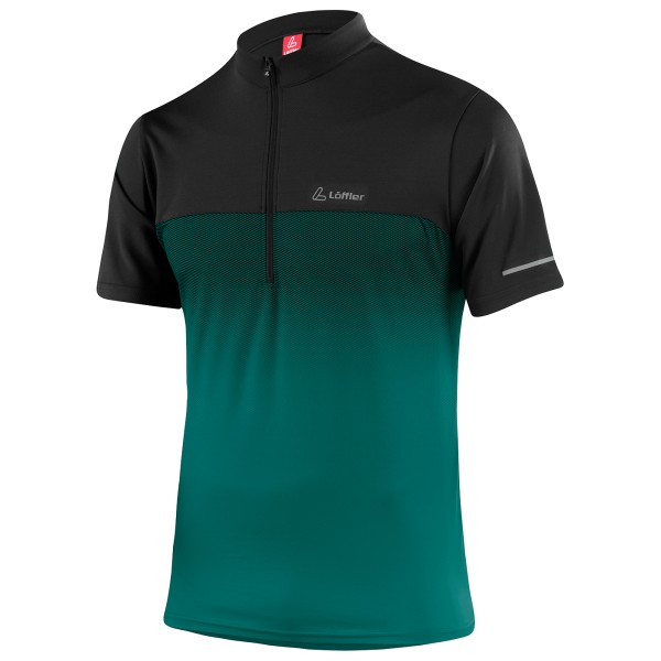 Löffler - Bike Shirt Flow Halfzip - Radtrikot Gr 48 türkis von Löffler