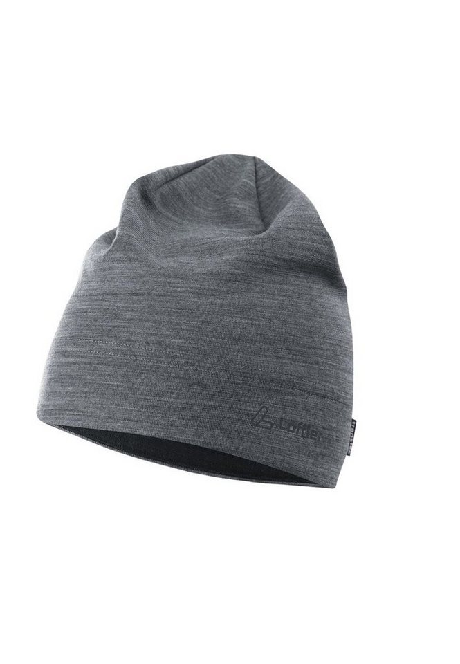 Löffler Fahrradhandschuhe Löffler ARTISTA MERINO WOOL BEANIE Mütze 26091 gra von Löffler