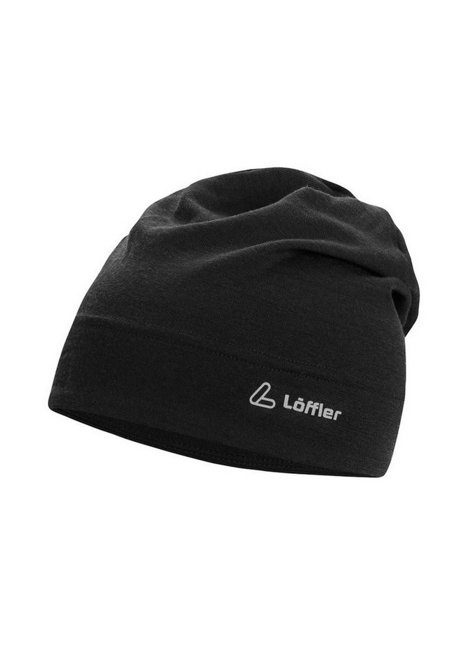 Löffler Fahrradhandschuhe Löffler ARTISTA MERINO WOOL BEANIE Mütze 26091 sch von Löffler