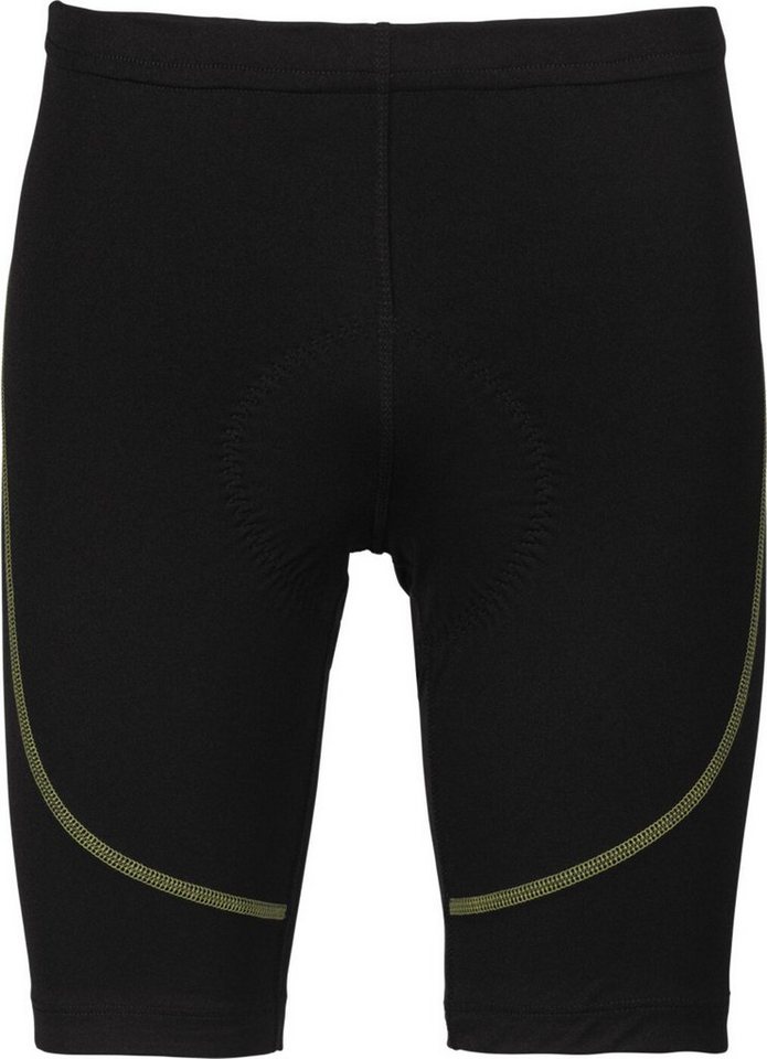 Löffler Fahrradhose HR. BIKE-BUNDHOSE STRIPE 992 BLACK/LEMON von Löffler