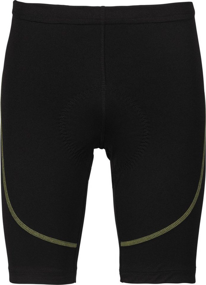 Löffler Fahrradhose STRIPE HR. BIKE Herren Fahrrad-Bundhose schwarz/gelb von Löffler