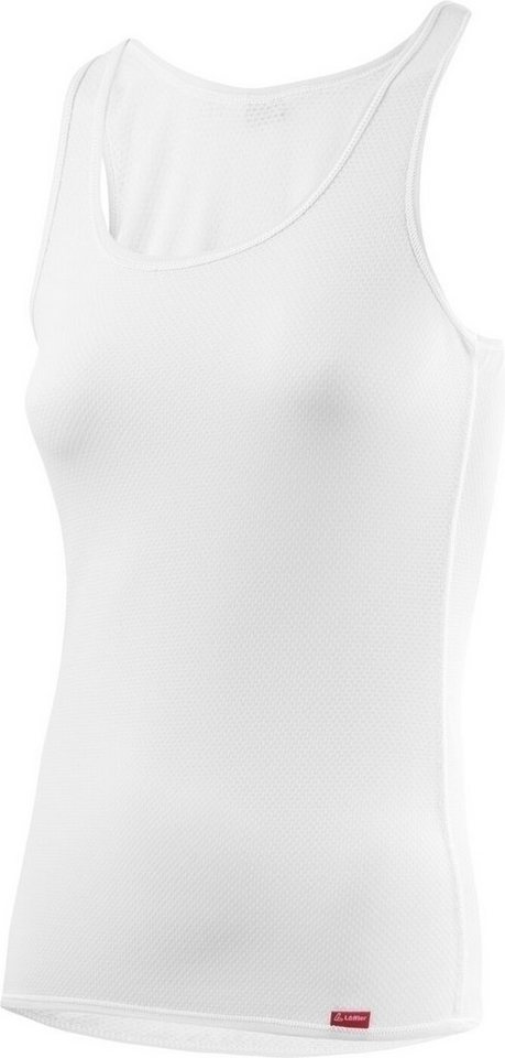 Löffler Funktionsunterhemd SINGLET TRANSTEX LIGHT Damen Funktionsunterhemd weiß von Löffler