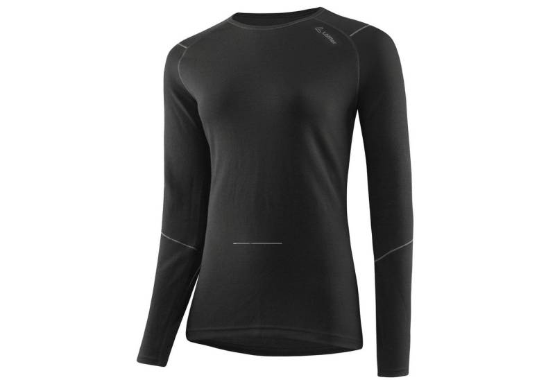 Löffler Funktionsunterhemd Transtex Merino Shirt L/S - Damen Langarm Unterhemd - schwarz von Löffler