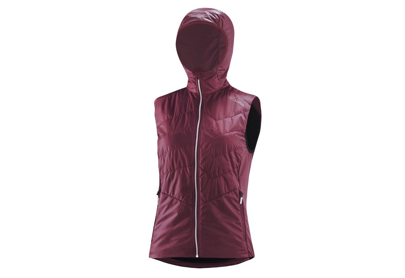 Löffler Funktionsweste Löffler W Hooded Vest Pl60 Damen Isolationsweste von Löffler