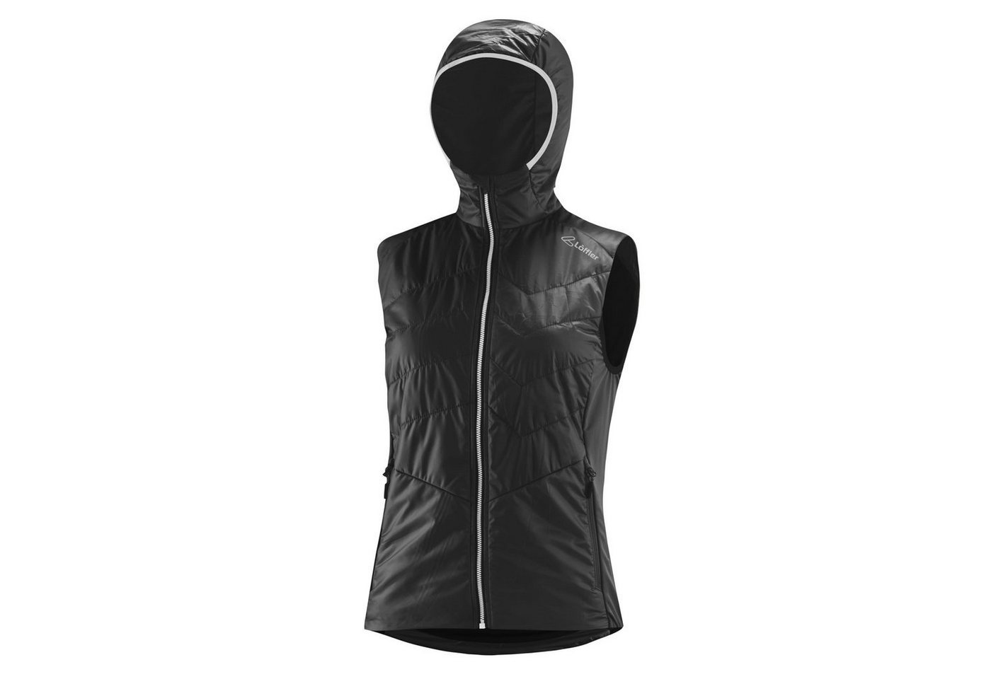 Löffler Funktionsweste Löffler W Hooded Vest Pl60 Damen Isolationsweste von Löffler