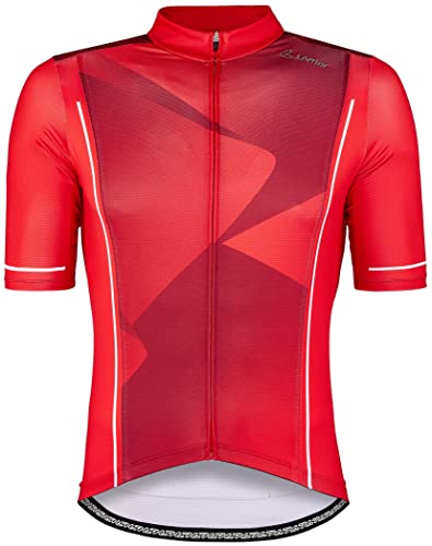 Löffler Herren Geo Hotbond Radtrikot, red, 56 von Löffler