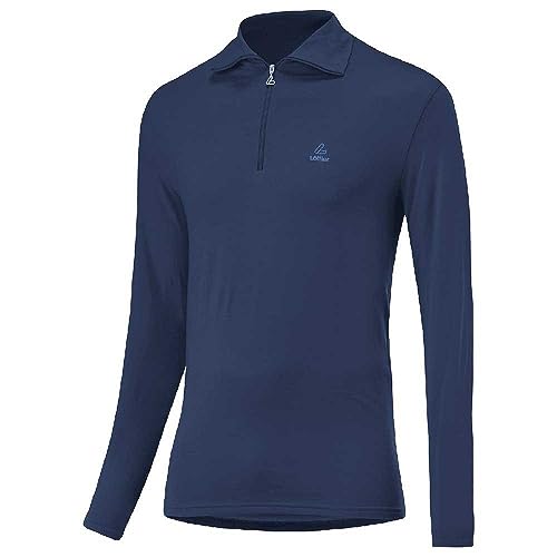 Löffler Herren Transtex Basic CF Zip Longsleeve, Dark Blue, 50 von Löffler