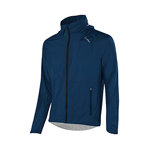 Löffler Herren WPM Pocket Hooded Jacke, deep Water, 48 von Löffler