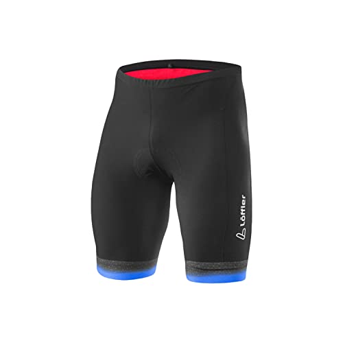 Löffler Hotbond Fahrradtights Herren schwarz/blau von Löffler