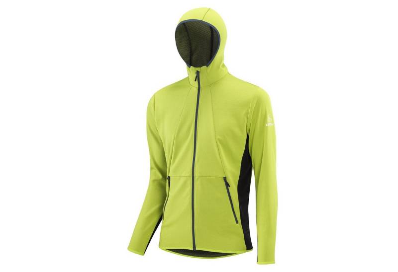 Löffler Kapuzenpullover Funktionsjacke Hoodie Transtex Waffle (warm) lime Herren von Löffler