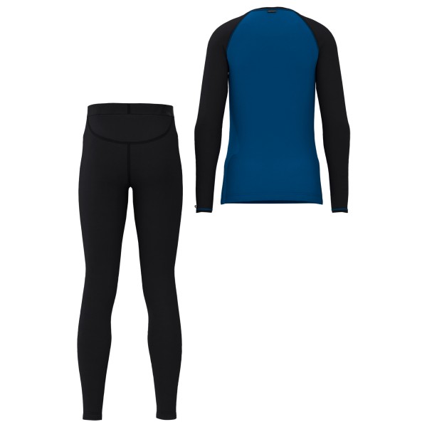 Löffler - Kid's Set Long CB Transtex Merino - Merinounterwäsche Gr 140 schwarz von Löffler