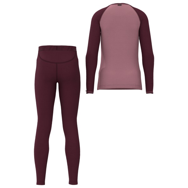 Löffler - Kid's Set Long CB Transtex Merino - Merinounterwäsche Gr 152 rot von Löffler