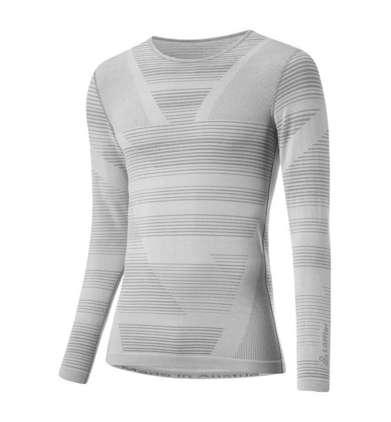 Löffler Langarmshirt Funktionsunterwäsche Transtex Retr´X (wärmeisolierung) hellgrau Herren von Löffler
