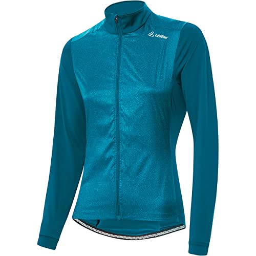 Löffler Light Hybrid Fahrradjacke Damen petrol von Löffler