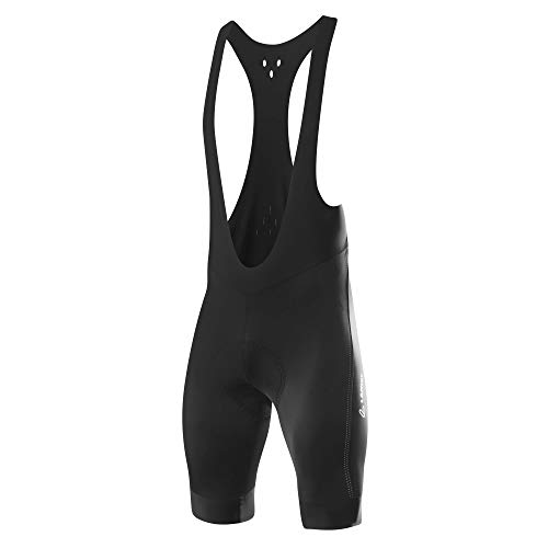 Löffler M Bike Bibshorts Hotbond Rf Xt Schwarz - Atmungsaktive elastische Herren Rad Trägerhose, Größe 48 - Farbe Black von Löffler