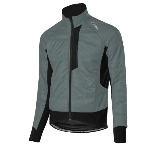 Löffler M Bike Iso-jacket Primaloft Mix Grau - PrimaLoft Atmungsaktive winddichte Herren Bike Jacke, Größe 50 - Farbe G von Löffler