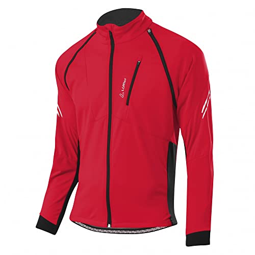 Löffler San Remo 2 WS Light Zip-Off Fahrrad Jacke Herren rot von Löffler