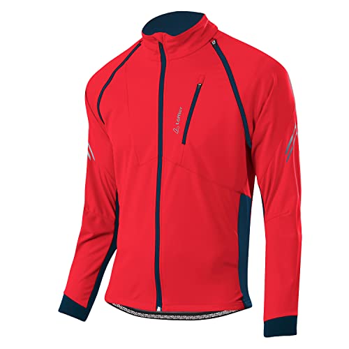 Löffler M Bike Zip-off Jacket San Remo 2 Ws Light Rot - Gore-Tex Winddichte wasserabweisende Herren Gore-Tex Infinium™ von Löffler