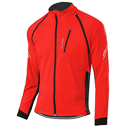 Löffler M Bike Zip-off Jacket San Remo 2 Ws Light Rot - Gore-Tex Winddichte wasserabweisende Herren Gore-Tex Infinium™ von Löffler