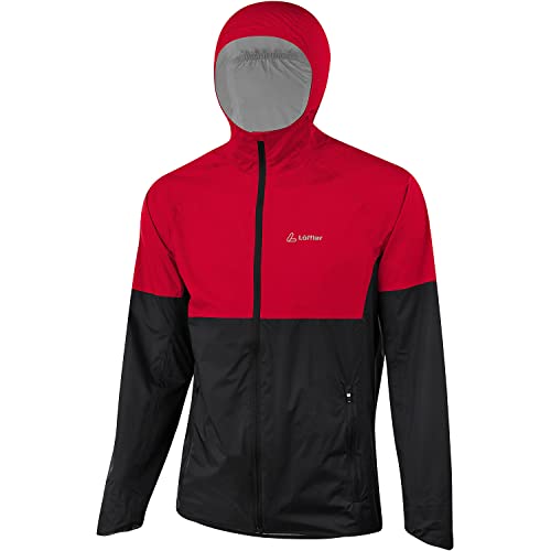 Löffler M Hooded Jacket CB WPM Pocket RED - 50 von Löffler