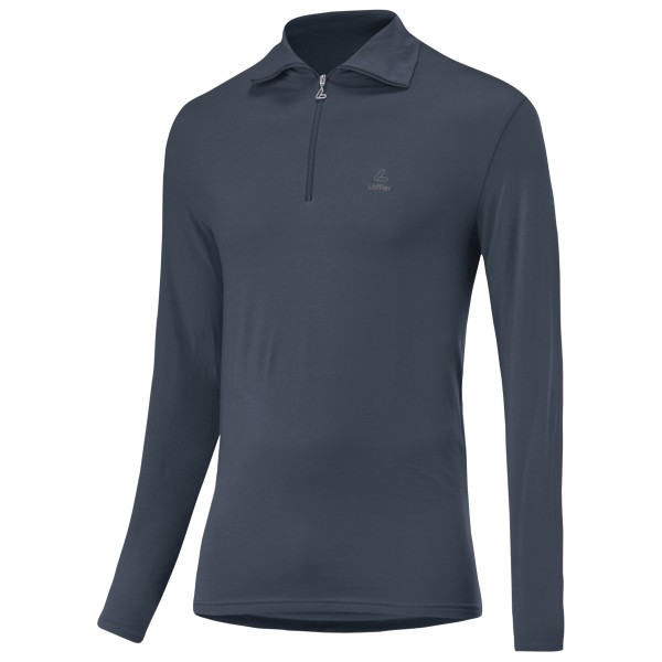 Löffler - Midlayer Evo Turtle Transtex - Fleecepullover Gr 52 blau von Löffler