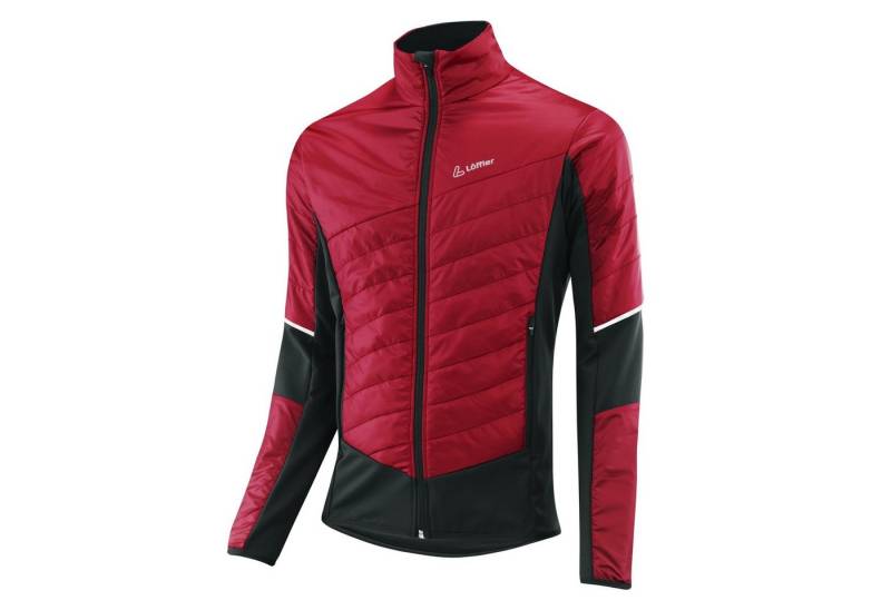 Löffler Outdoorjacke HYBRIDJACKET PL60 M Herren Hybridjacke rot/schwarz von Löffler