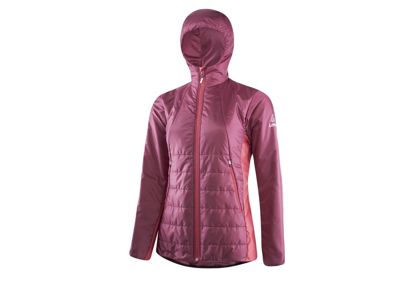 Löffler Outdoorjacke W Hooded Iso-Jacket PL60 Windshell-Jacke purpur-rot von Löffler