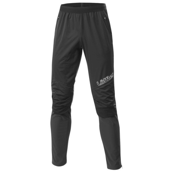 Löffler - Pants Worldcup Windstopper Light - Langlaufhose Gr 56 schwarz/grau von Löffler