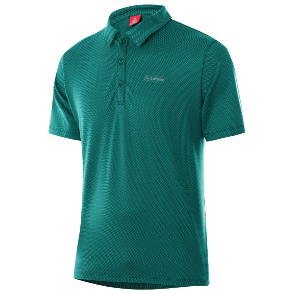 Löffler - Poloshirt Tencel Comfort Fit - Polo-Shirt Gr 56 türkis von Löffler