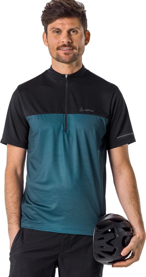 Löffler Radtrikot Löffler Herren Radtrikot Bike Shirt Half-Zip Glow von Löffler