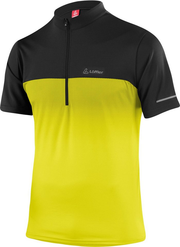 Löffler Radtrikot M BIKE SHIRT HZ FLOW 3.0 LEMON von Löffler