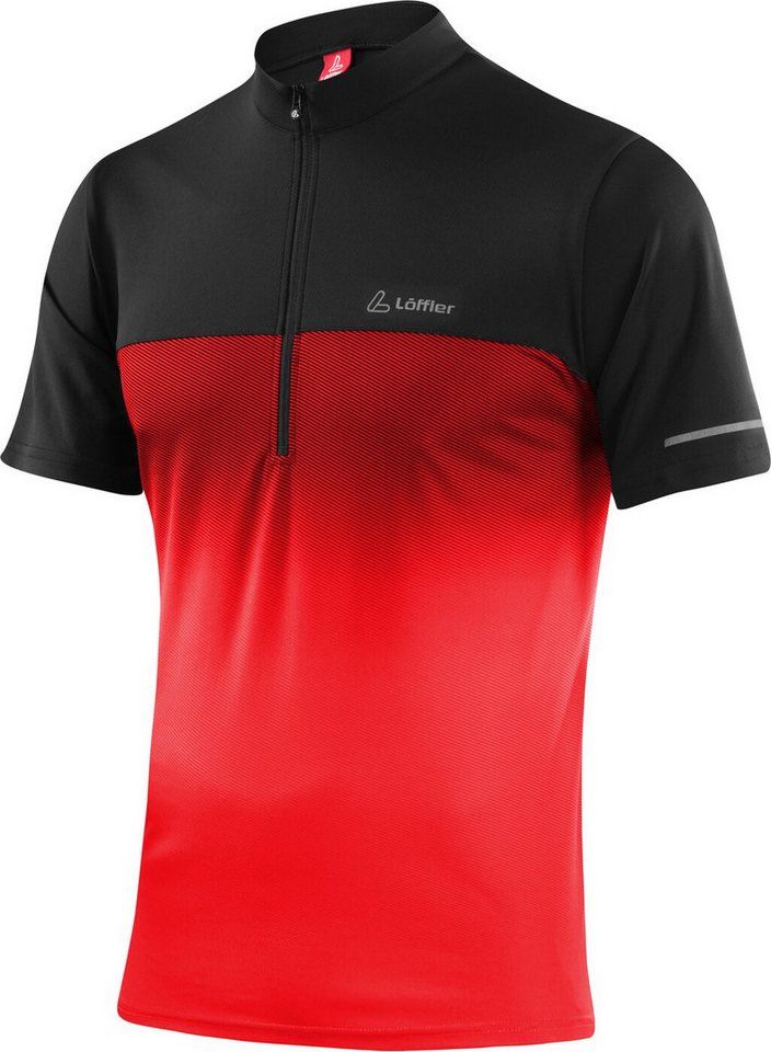 Löffler Radtrikot M BIKE SHIRT HZ FLOW 3.0 RED von Löffler