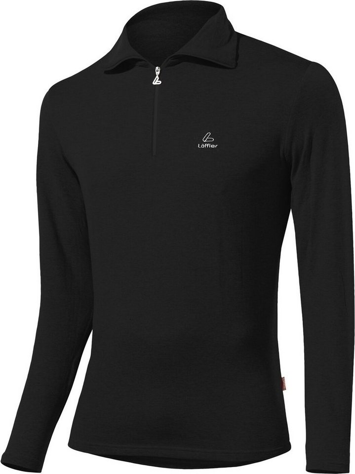 Löffler Rollkragenpullover EVO TURTLE TRANSTEX® MIDLAYER Herren Fleece-Shirt schwarz von Löffler