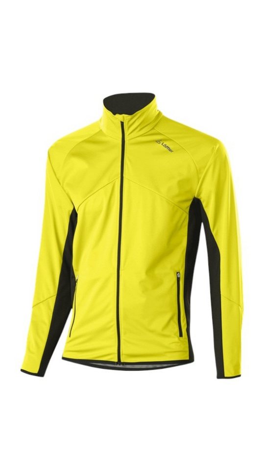 Löffler Softshelljacke Alpha WS Light (winddicht, atmungsaktiv) gelb Herren von Löffler
